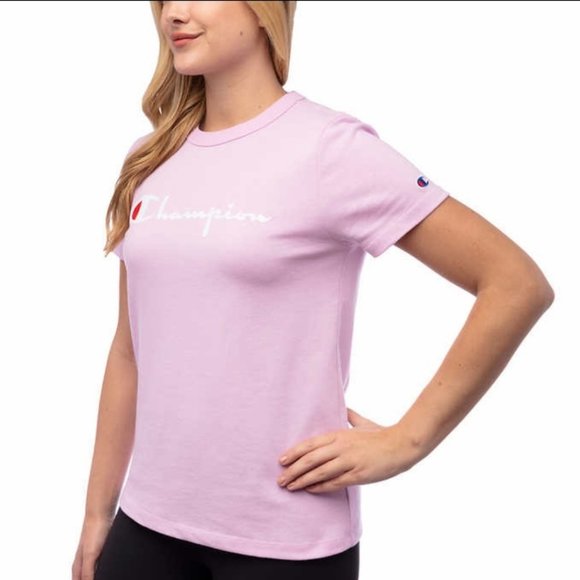 Champion Women's Heritage Tee Pink Ice Cake NWT - Picture 3 of 10